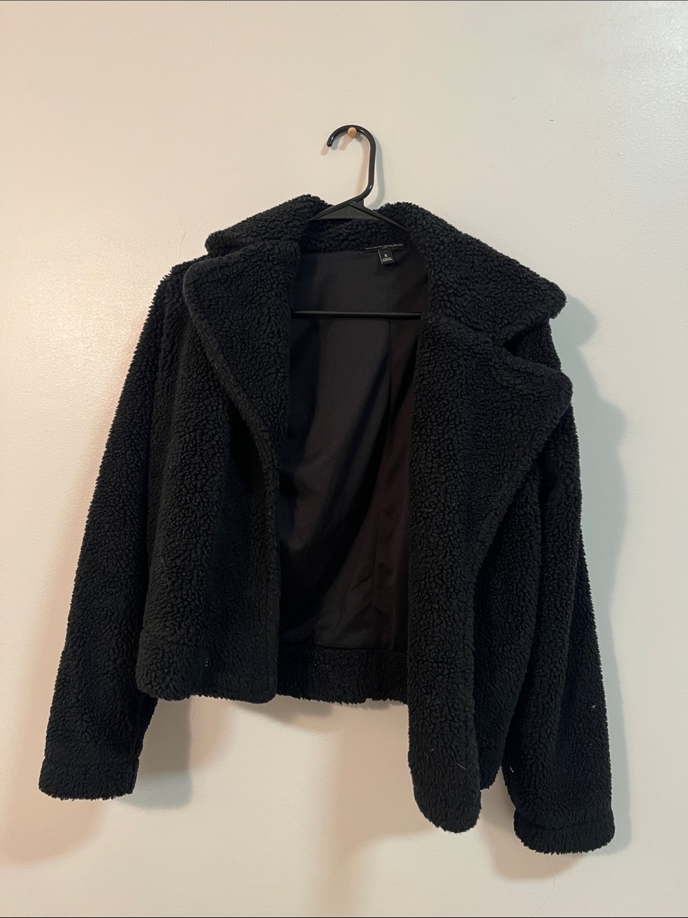 Banana Republic Black Fleece Jacket - Womens Small